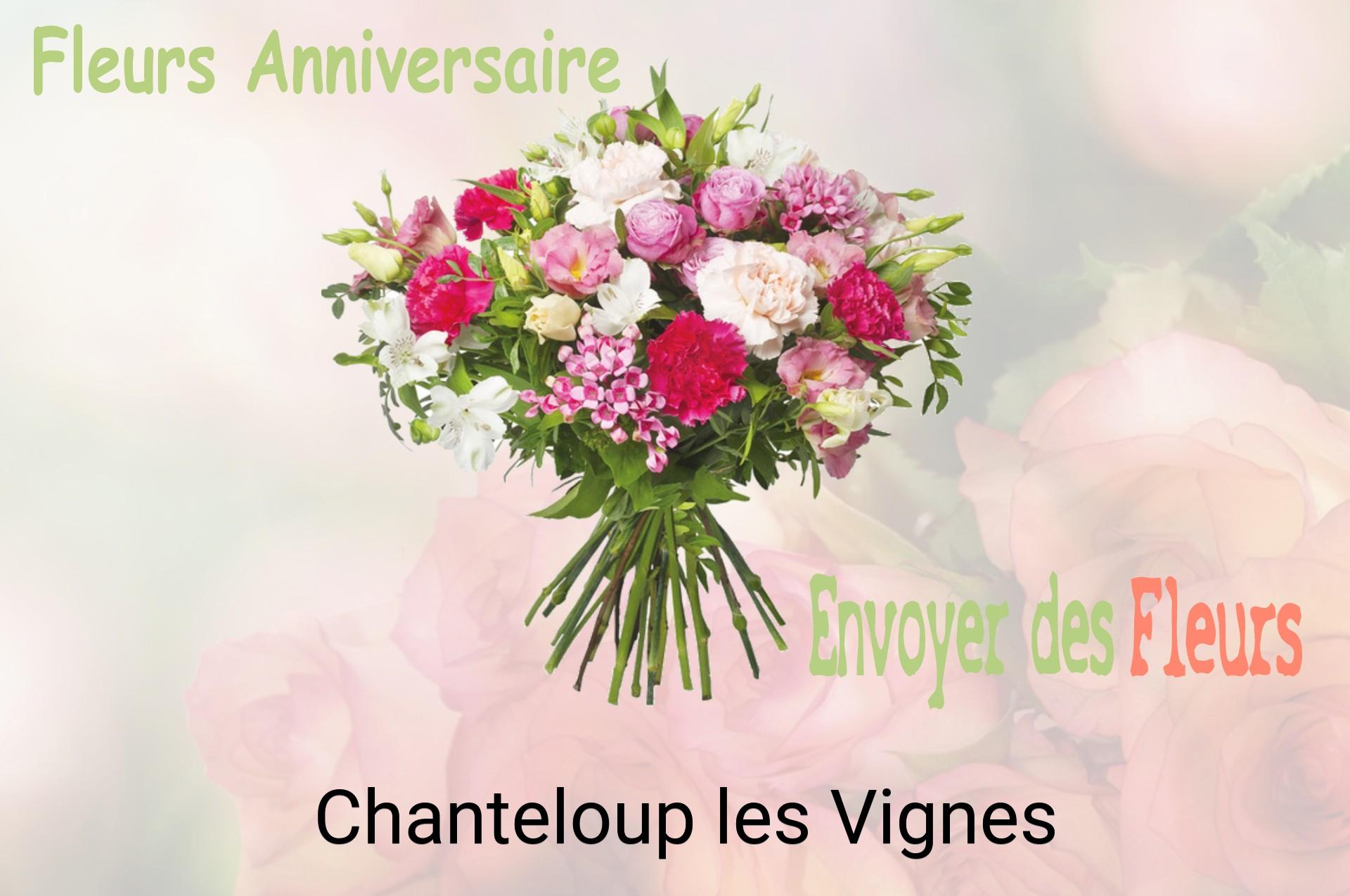 Bouquet de fleurs d’anniversaire livré à Chanteloup-les-Vignes